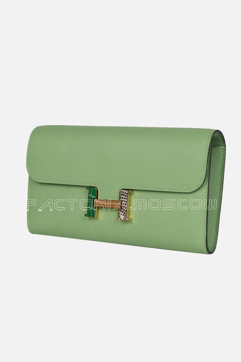 Hermès Constance Wallet To Go Vert Criquet Epsom Marquette GHW