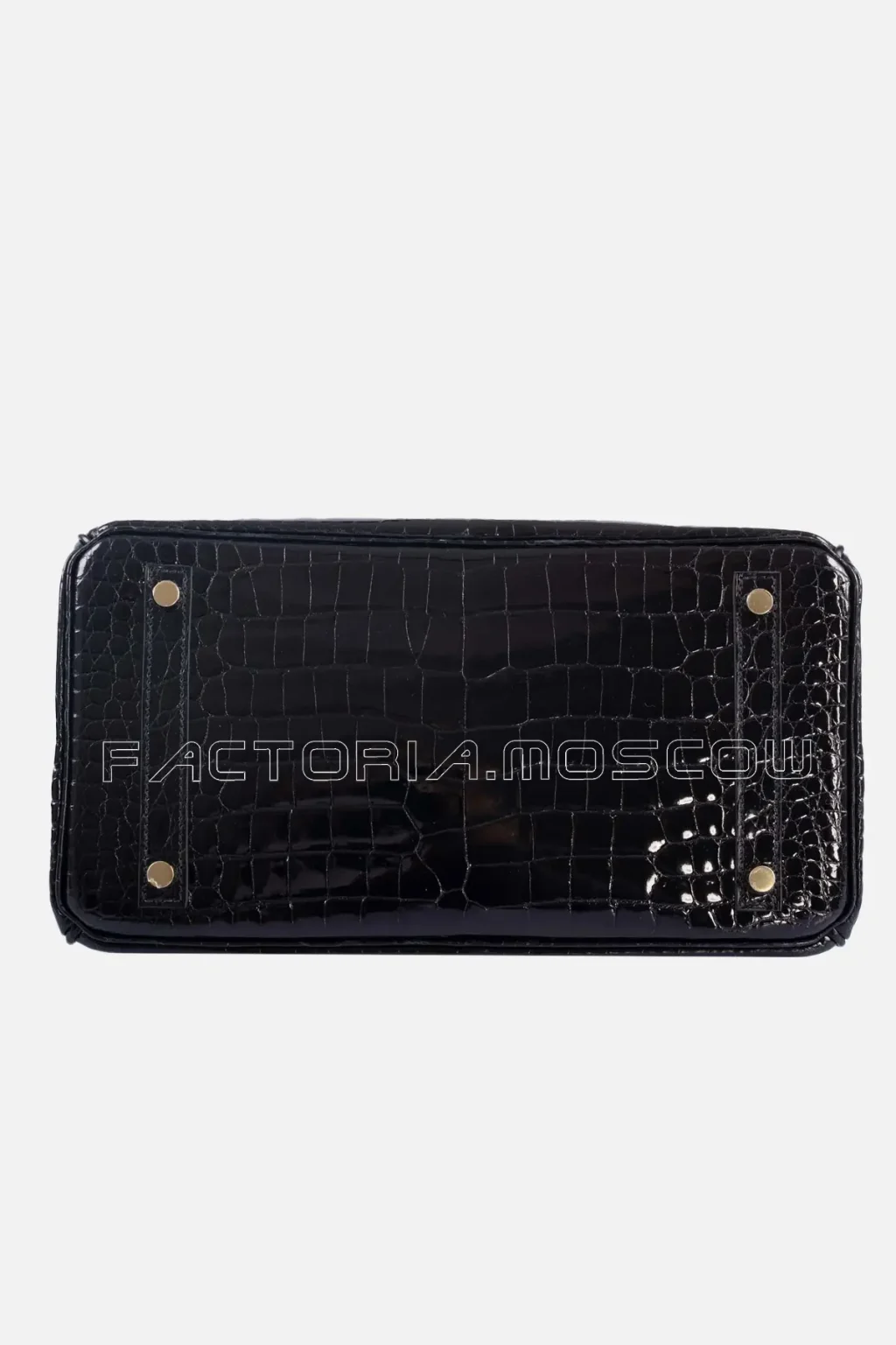 Hermes Birkin 30 Shiny Black Porosus Crocodile GHW