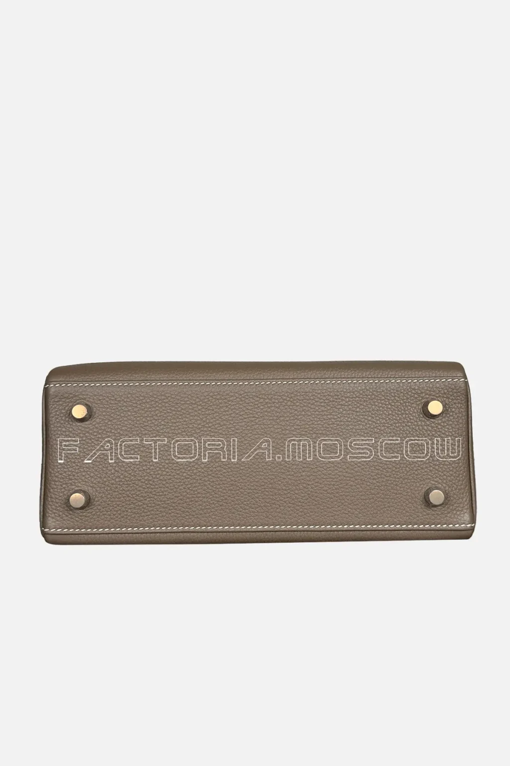 Hermes Kelly Retourne 25 Togo Colour Etoupe PHW