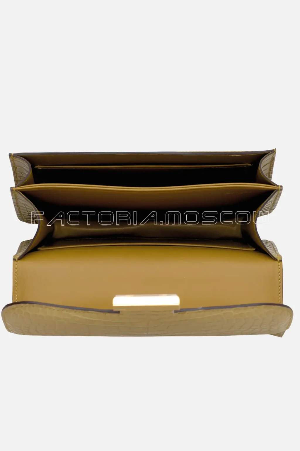 Hermes Mini Constance 18 Matte Alligator Kraft GHW