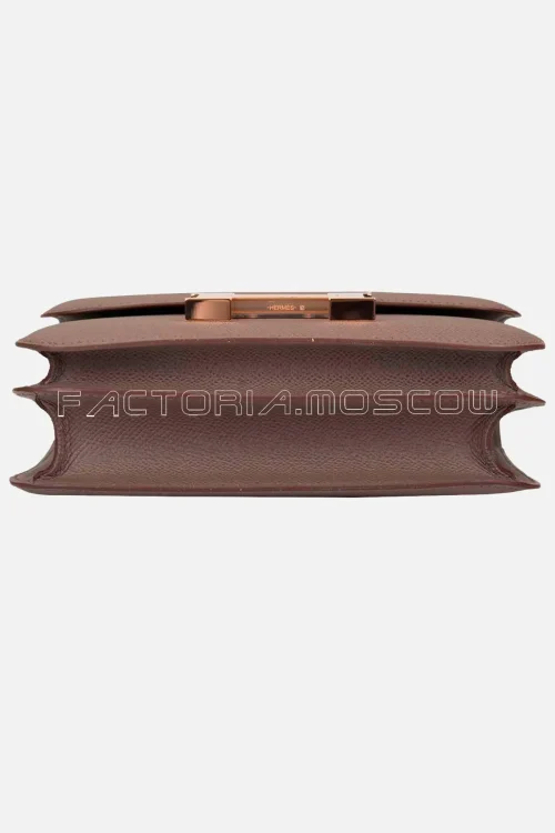 Hermès Mini Constance 18 Etain Epsom RGHW