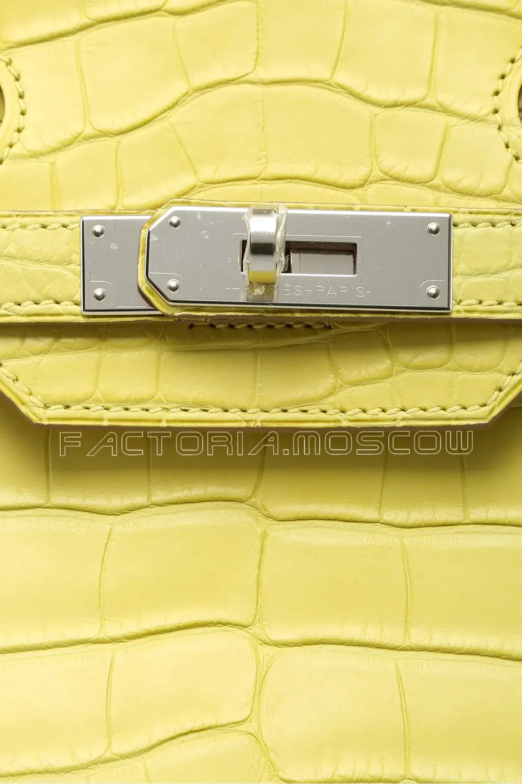 Hermes Birkin 30 Lime Alligator Matte PHW