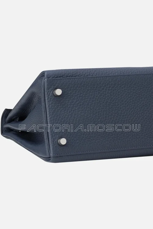 Hermès Kelly Retourne 32 Togo Colour Bleu Nuit PHW