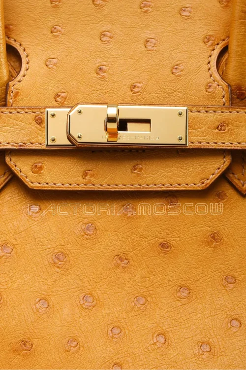 Hermes Birkin 30 Safran Ostrich GHW