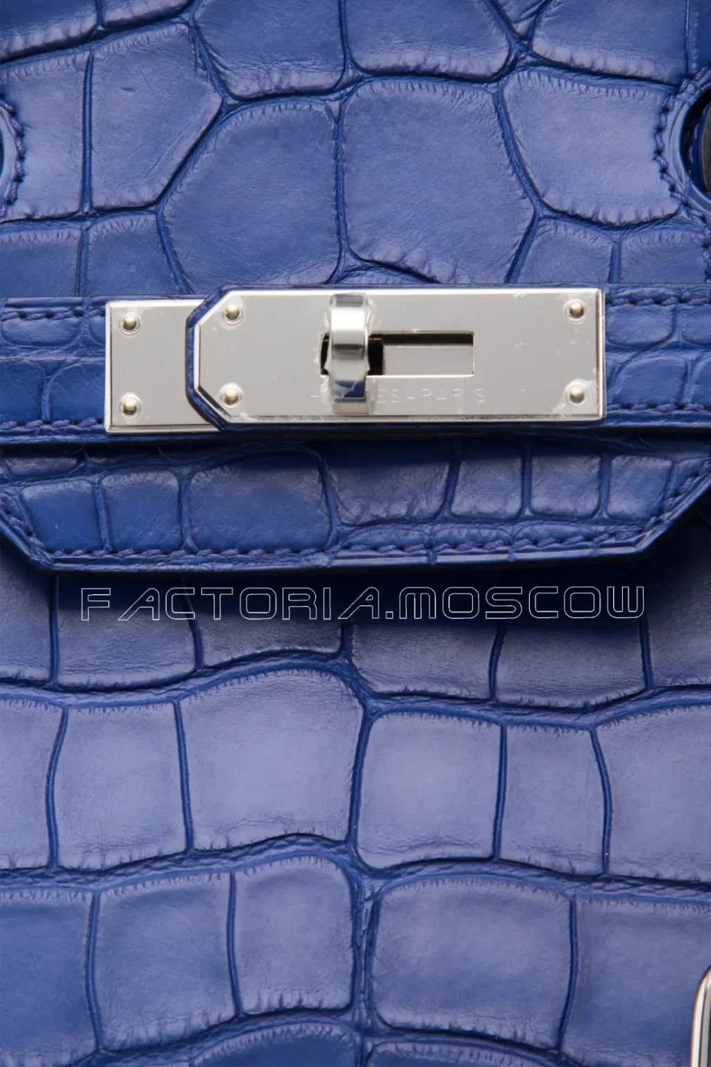 Hermes Birkin 30 Alligator Matte Colour Bleu Electrique PHW