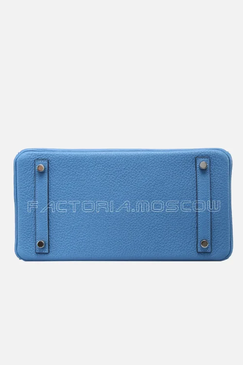 Hermes Birkin 30 Bleu Paradis Taurillon Clemence PHW