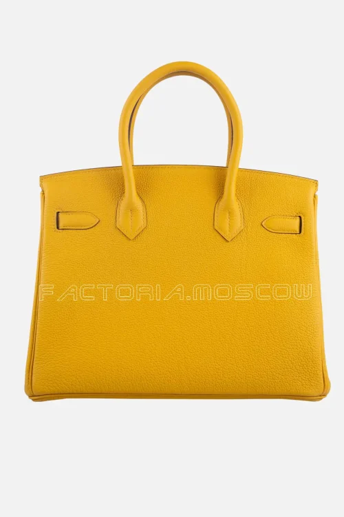 Hermes Birkin 30 Jaune Ambre Togo PHW