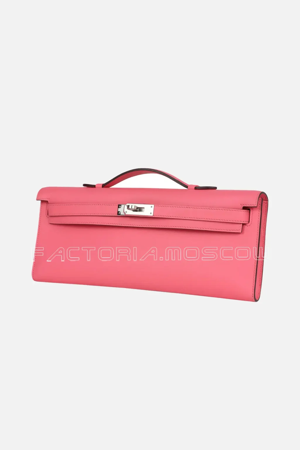 Hermès Kelly Cut Rose Azalee Swift PHW