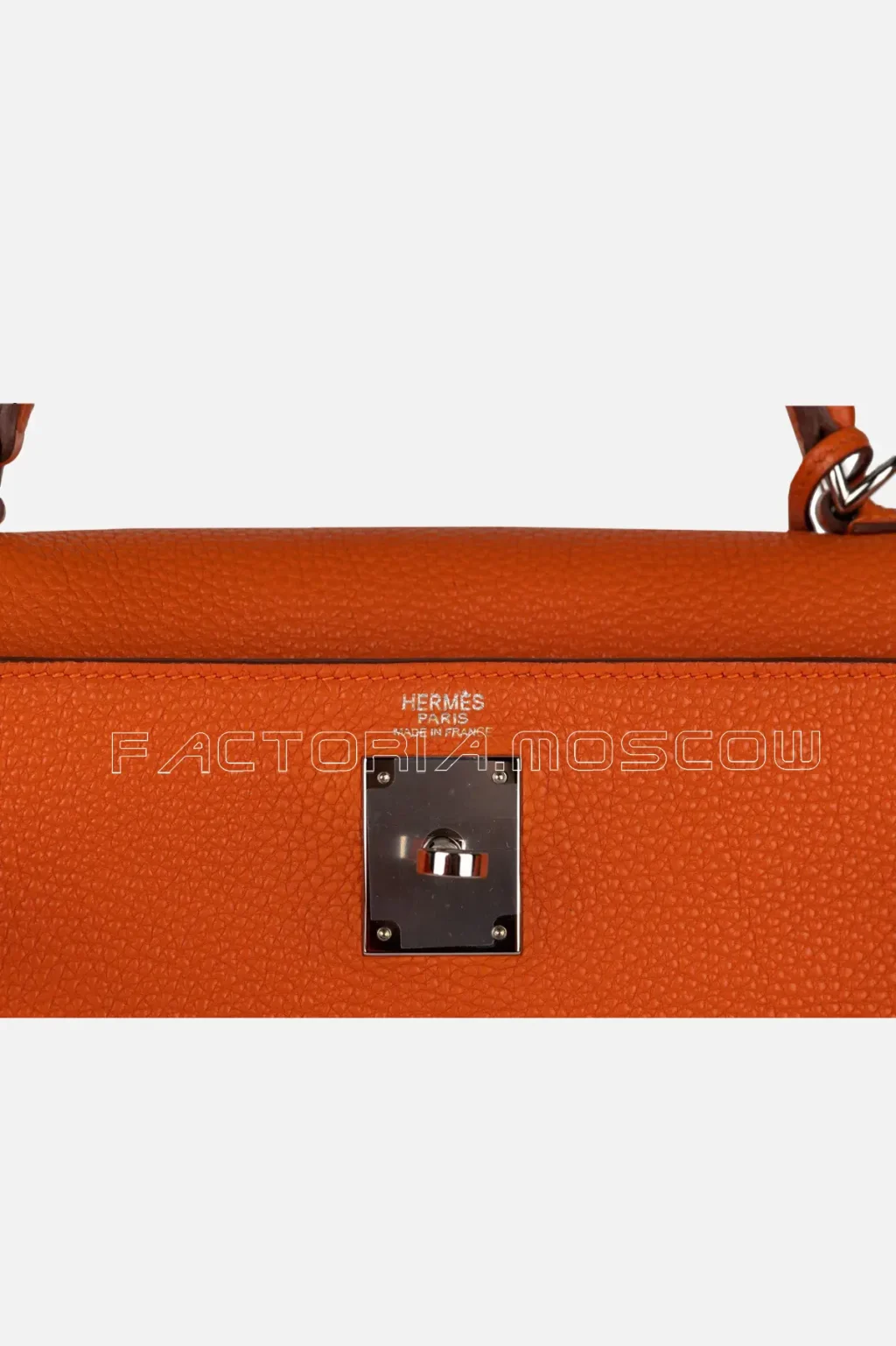 Hermès Kelly Retourne 32 Clemence Colour Orange PHW