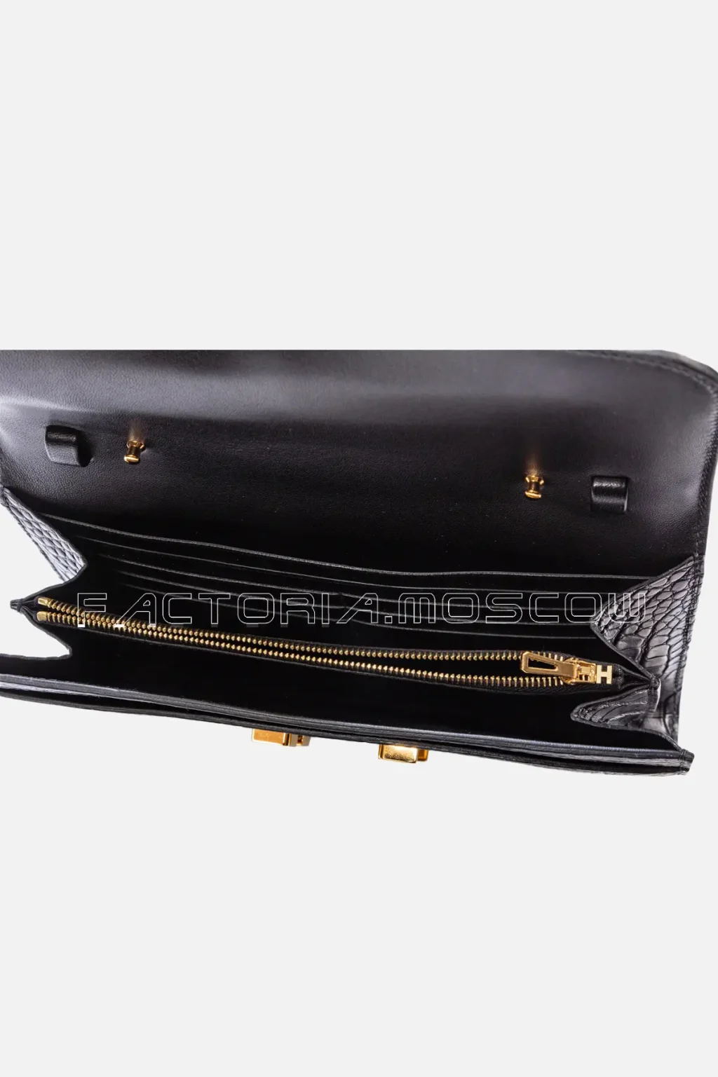 Hermès Constance To Go Black Alligator Mississippiensis GHW