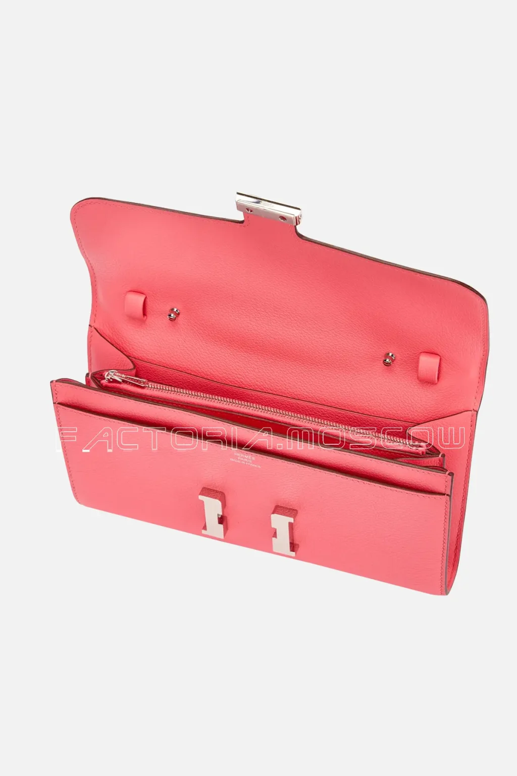Hermès Constance-To-Go Rose Azalee Evercolor PHW