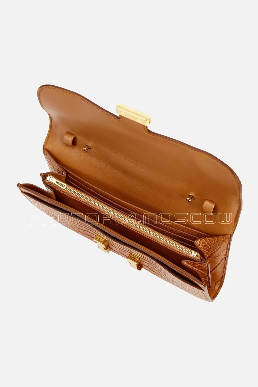 Hermès Constance To-Go Gold Matte Alligator GHW