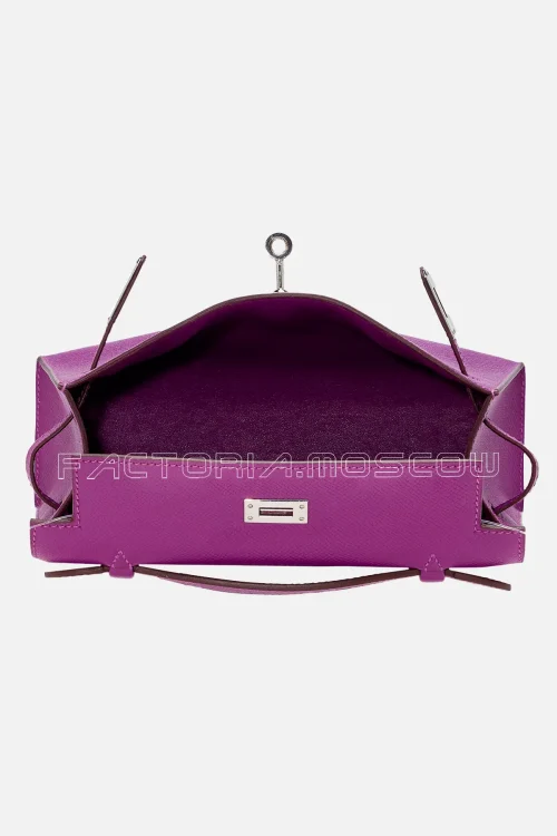 Hermes Kelly Pochette Epsom Colour Anemone PHW
