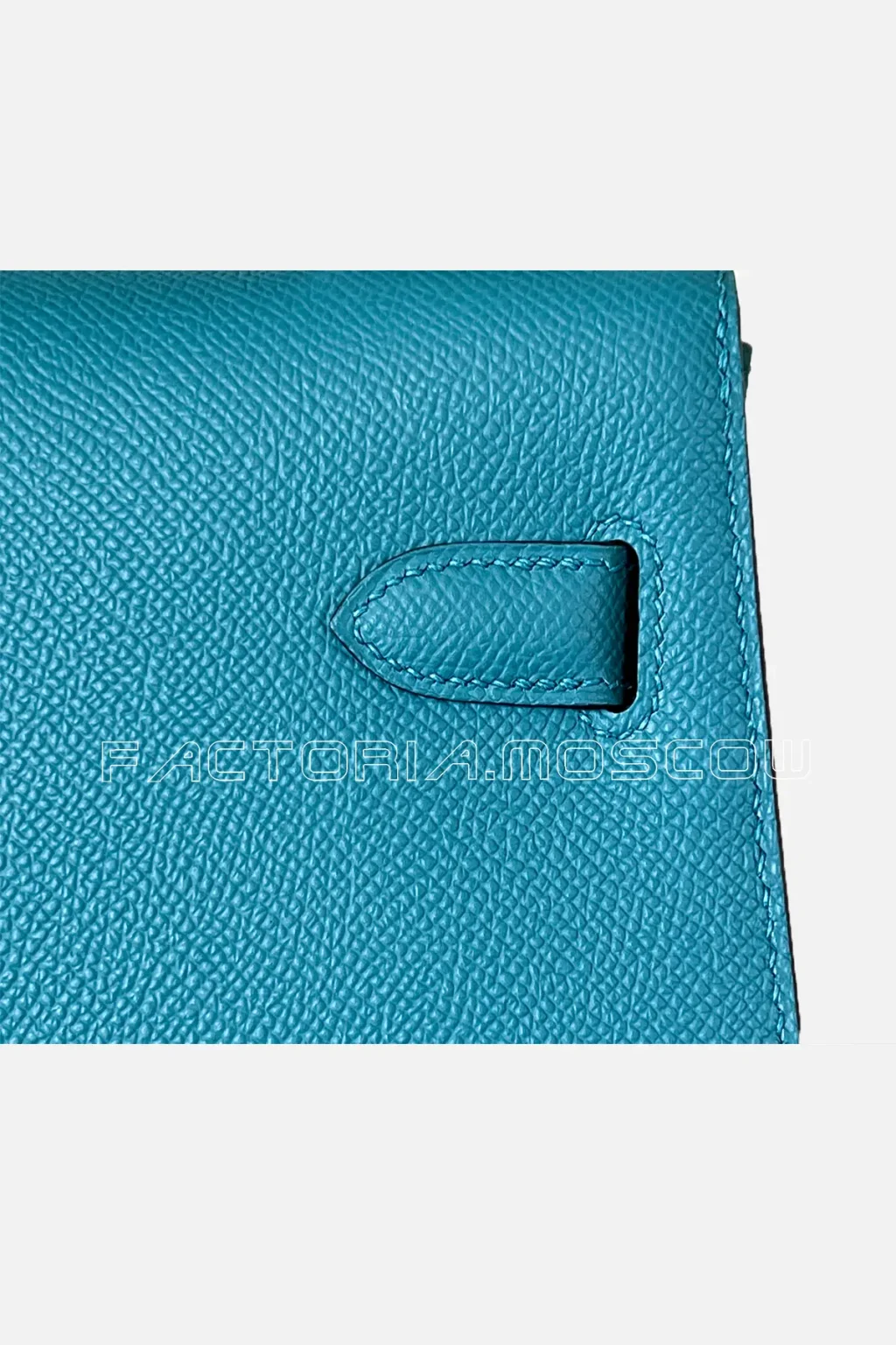 Hermes Kelly Sellier 28 Epsom Colour Blue Jeans PHW