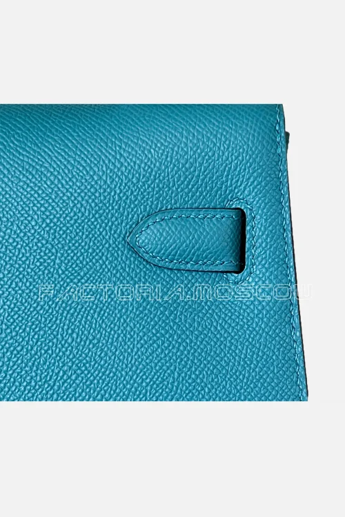 Hermes Kelly Sellier 28 Epsom Colour Blue Jeans PHW