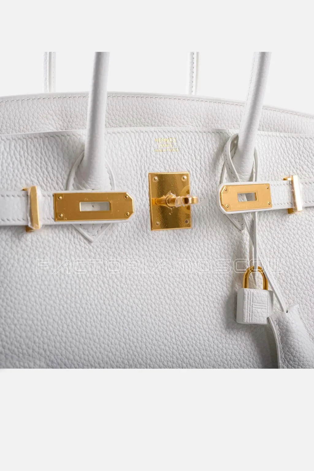 Hermes Birkin 30 White Clemence GHW