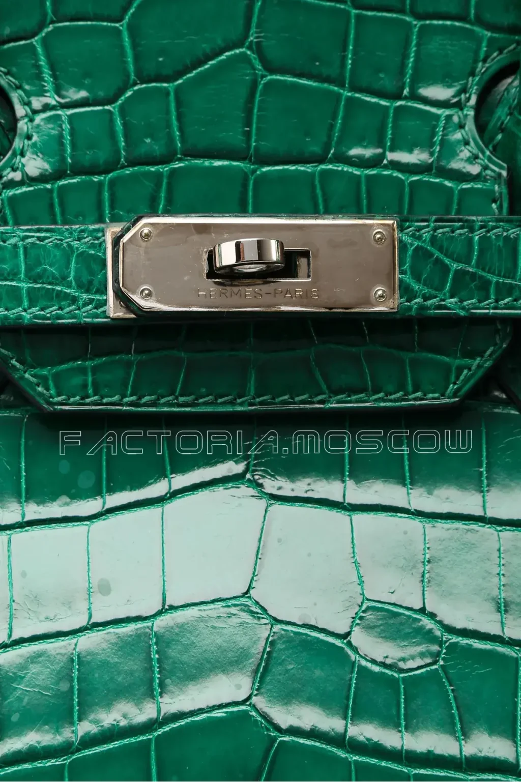 Hermes Birkin 30 Vert Émeraude Niloticus PHW