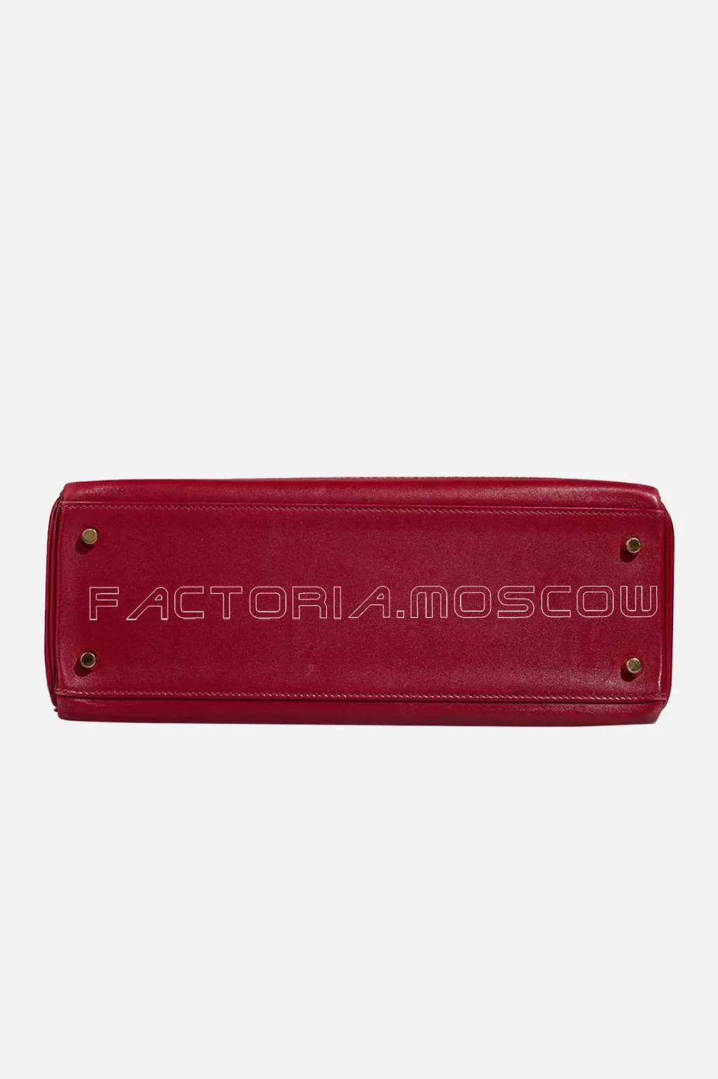 Hermès Kelly Sellier 32 Tadelakt Colour Rouge H PHW