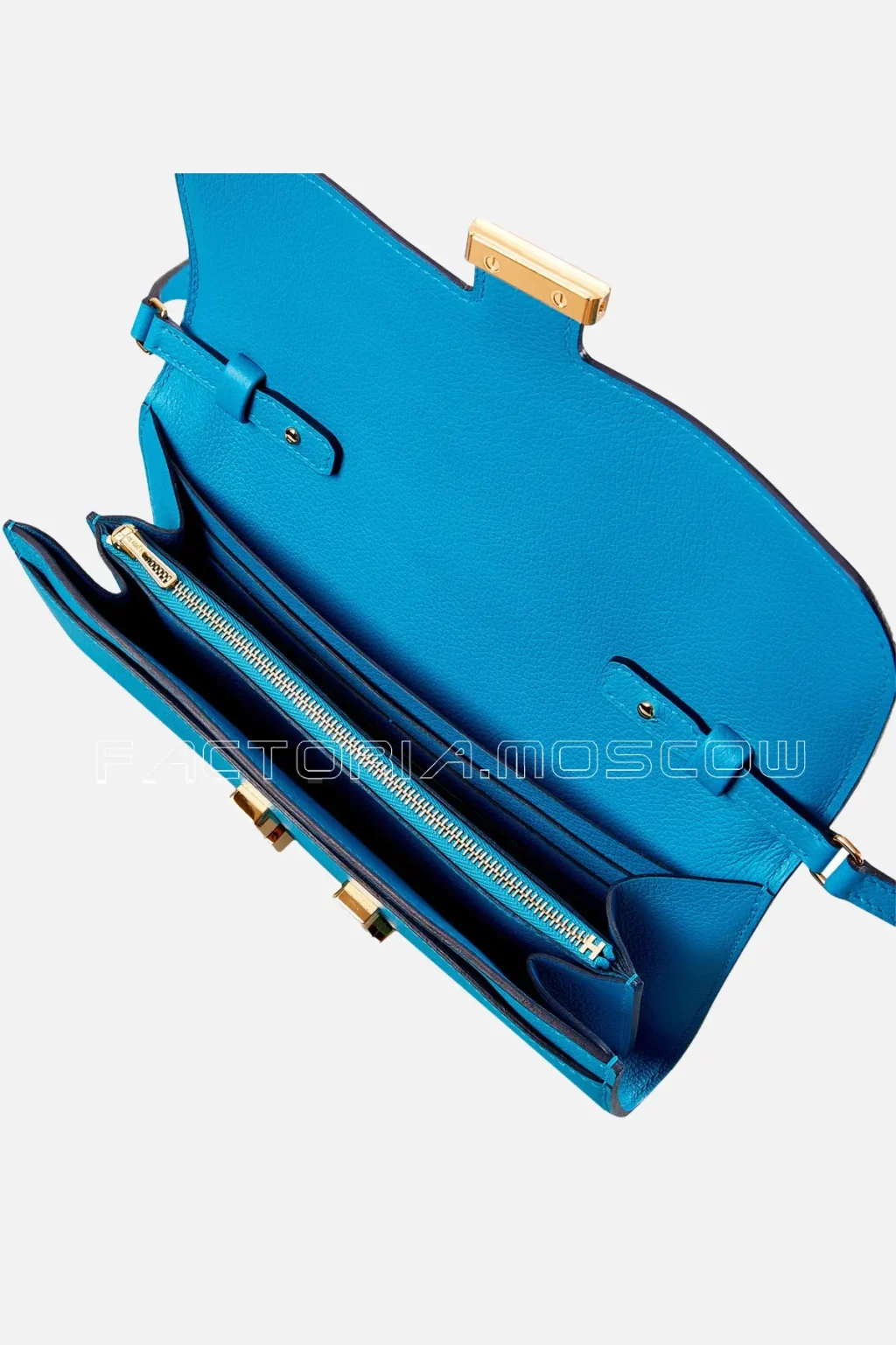 Hermès Constance To-Go Bleu Zanzibar Evercolor GHW