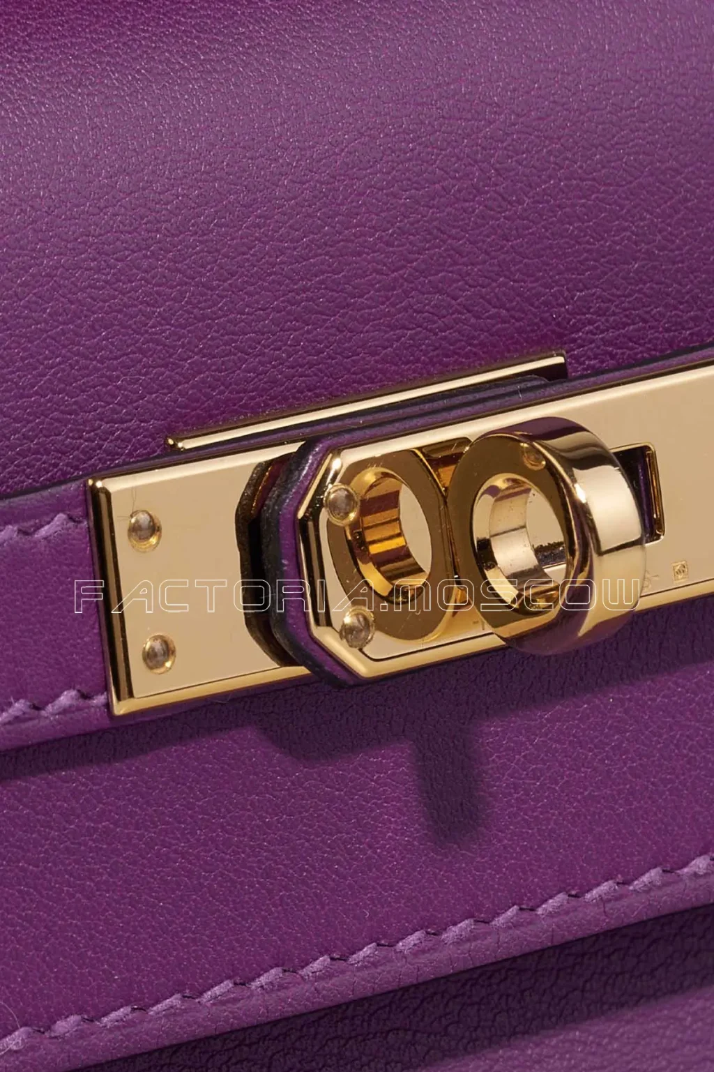 Hermès Kelly Pochette Swift Anemone GHW