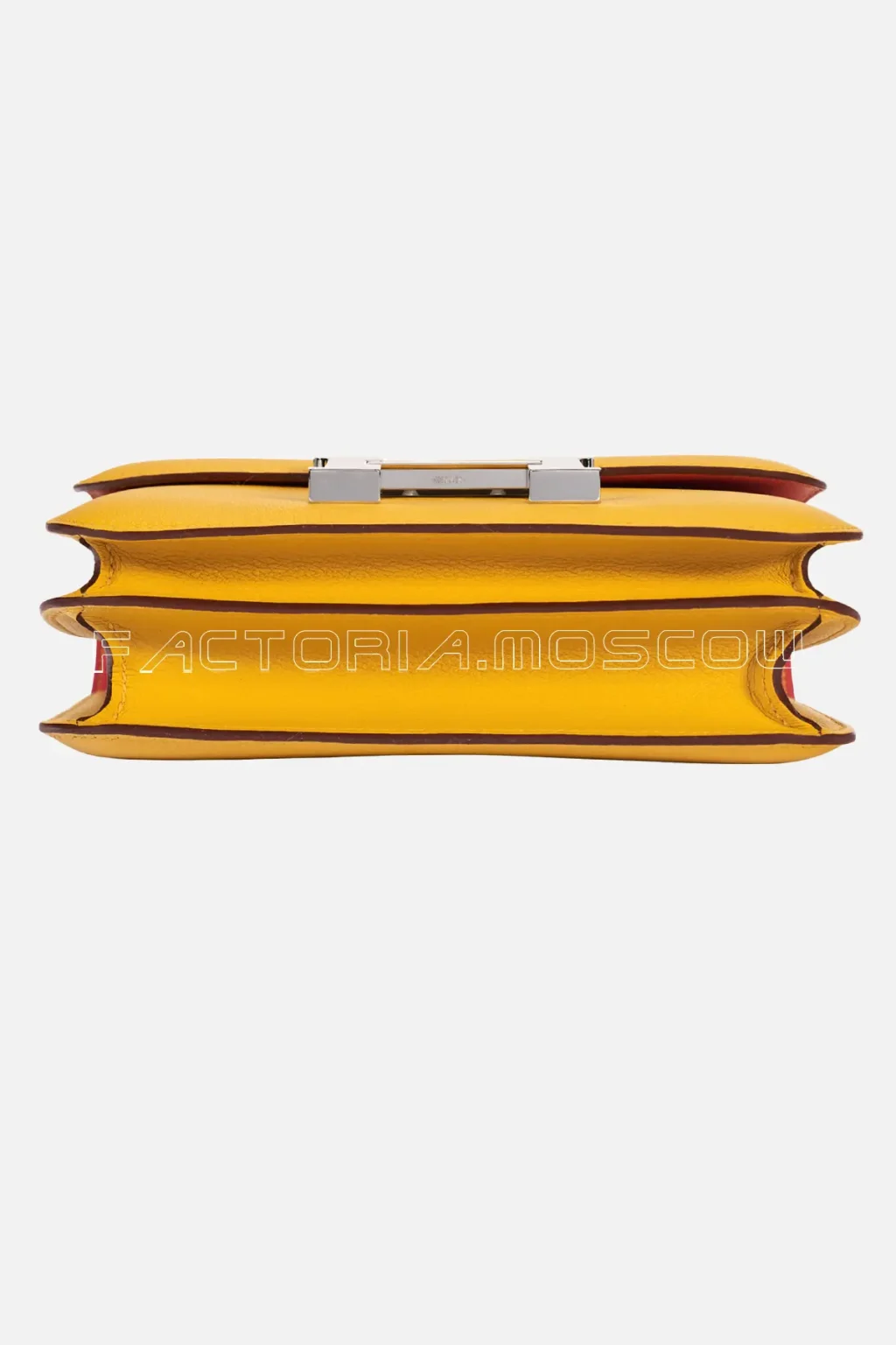 Hermes Mini Constance 18 Jaune Ambre/Rose Lipstick Evercolor PHW