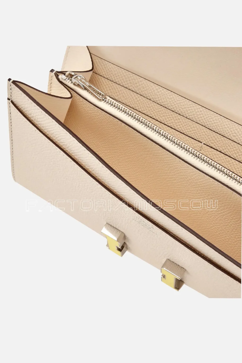 Hermès Constance To Go Wallet Nata Epsom Lime Enamel And PHW