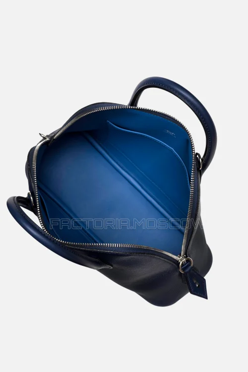 Hermès Mini Bolide Bleu Zellige Evercolor PHW