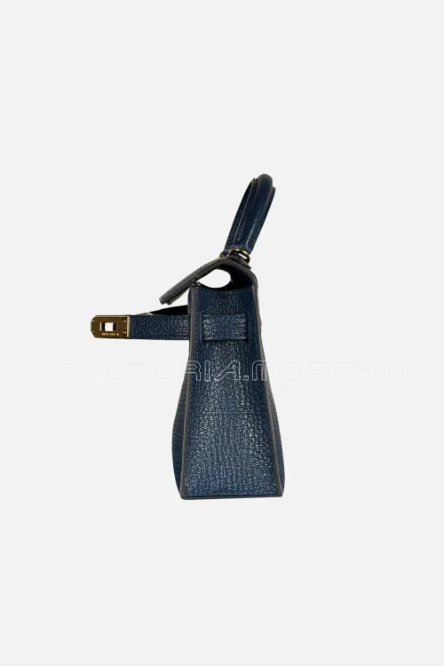 Hermes Kelly Mini II 20 Chèvre Colour Bleu Sapphire GHW