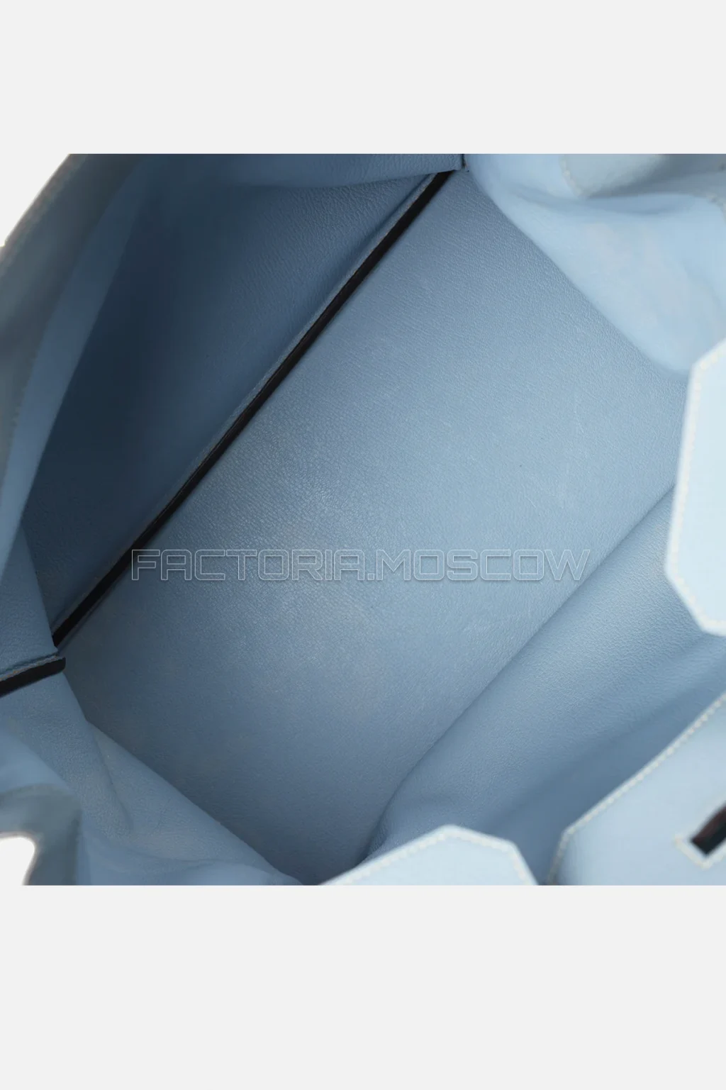 Hermes Birkin HAC 40 Bleu Lin Togo PHW