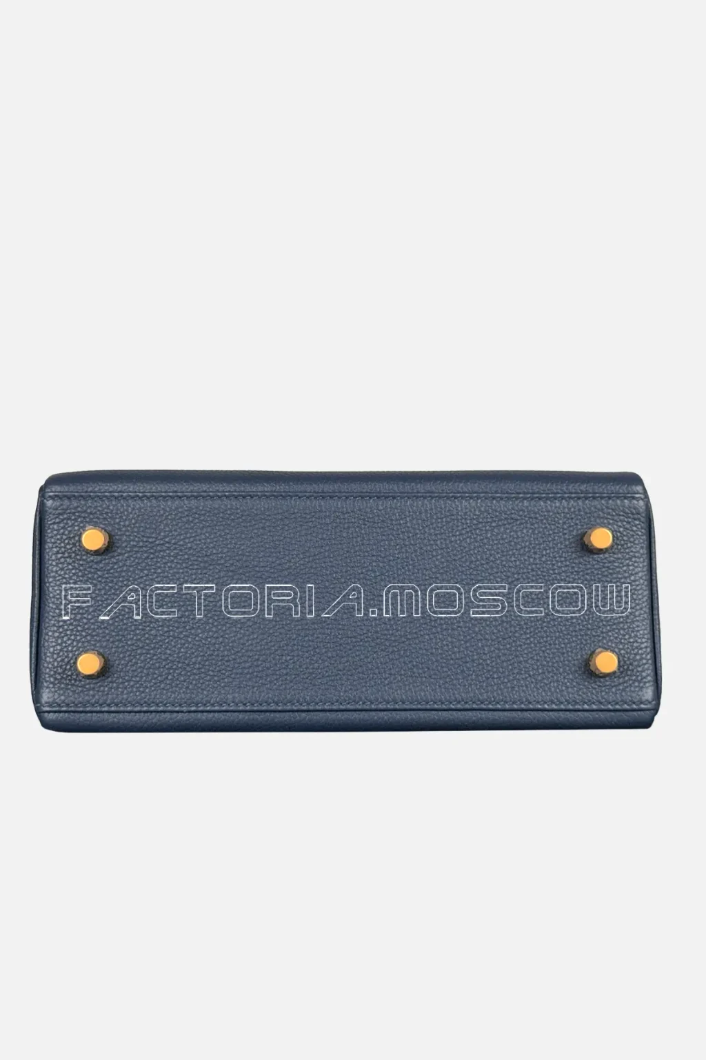 Hermes Kelly Retourne 25 Togo Colour Blue Sapphire GHW