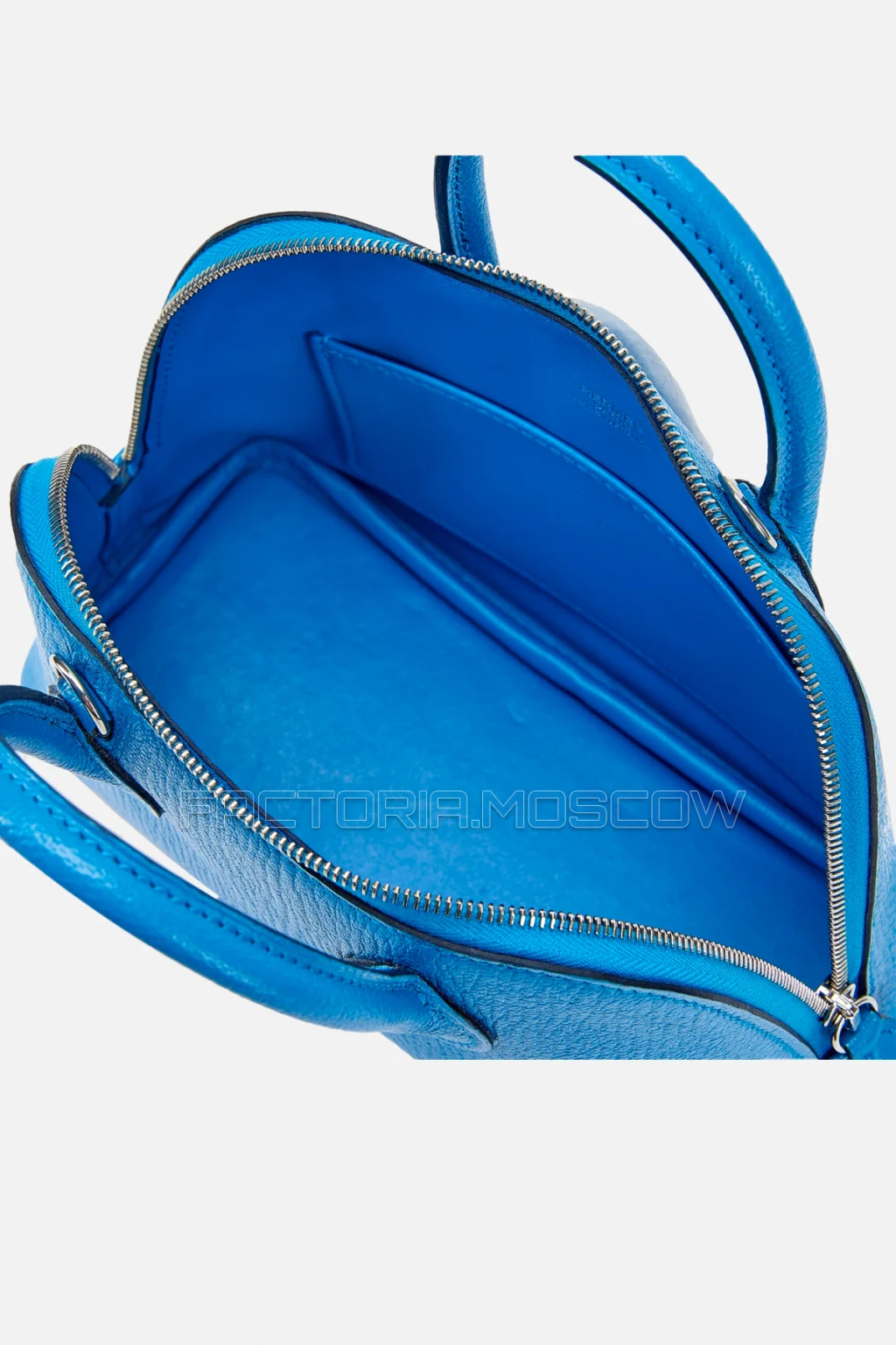 Hermès Mini Bolide Bleu Frida Chèvre Mysore PHW
