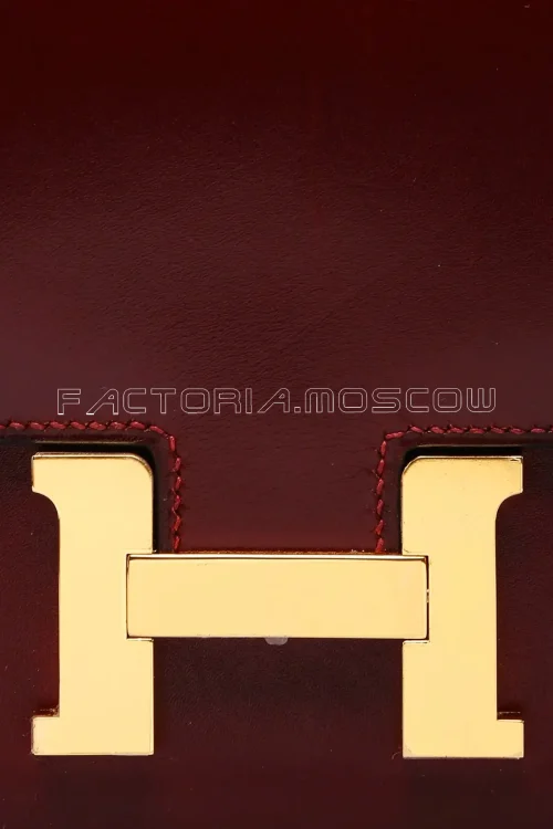 Hermes Constance 18 Rouge H Box GHW