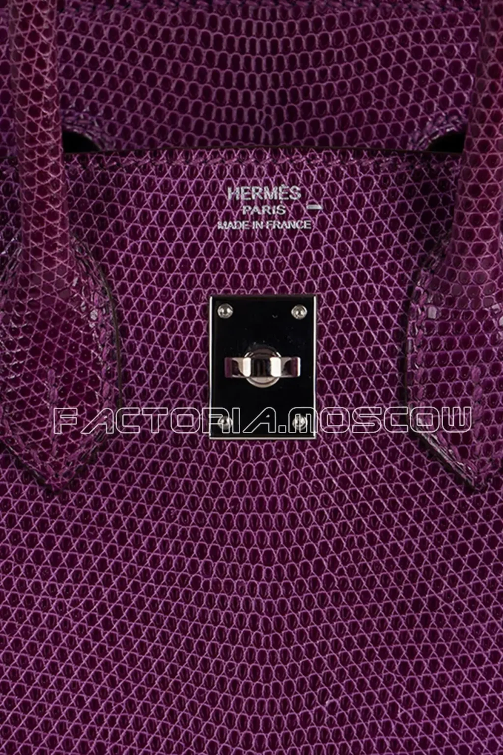 Hermes Birkin 30 Lizard Colour Violet Purple PHW