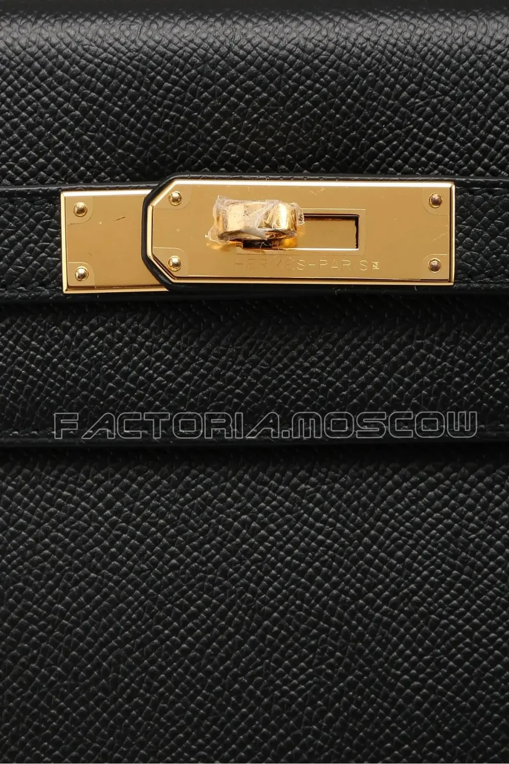 Hermes Kelly Sellier 32 Epsom Black GHW