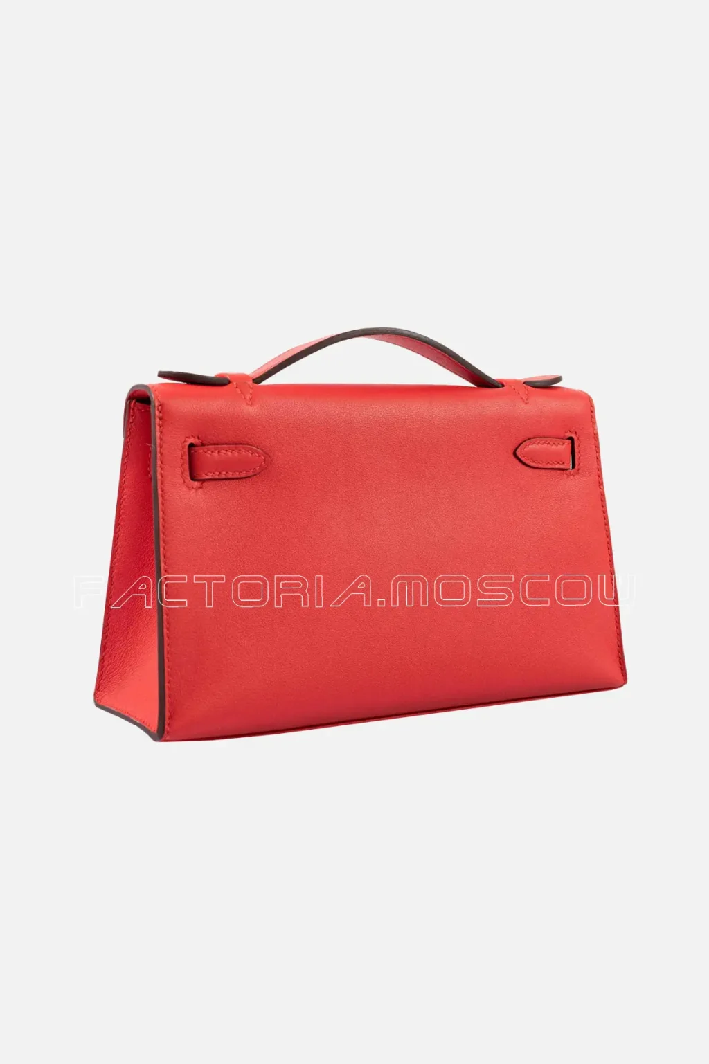 Hermes Kelly Mini Pochette Rouge Tomate Swift GHW