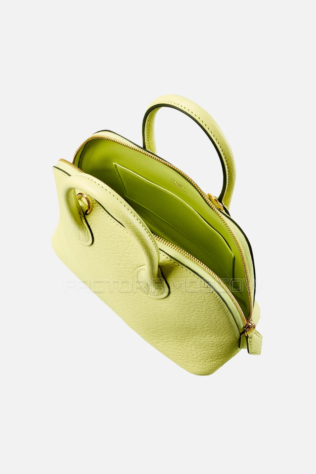 Hermès Mini Bolide Jaune Bourgeon Chevre Mysore GHW