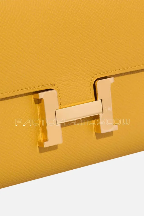 Hermès Constance To Go Jaune Ambre Epsom GHW