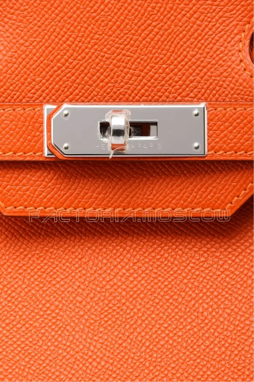 Hermes Birkin 30 Feu Epsom PHW