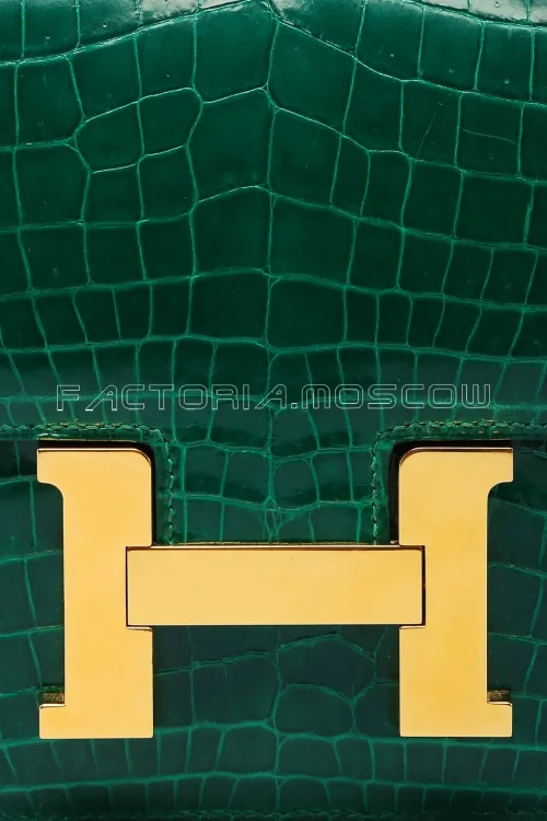 Hermes Constance 24 Vert Emeraude Shiny Niloticus GHW