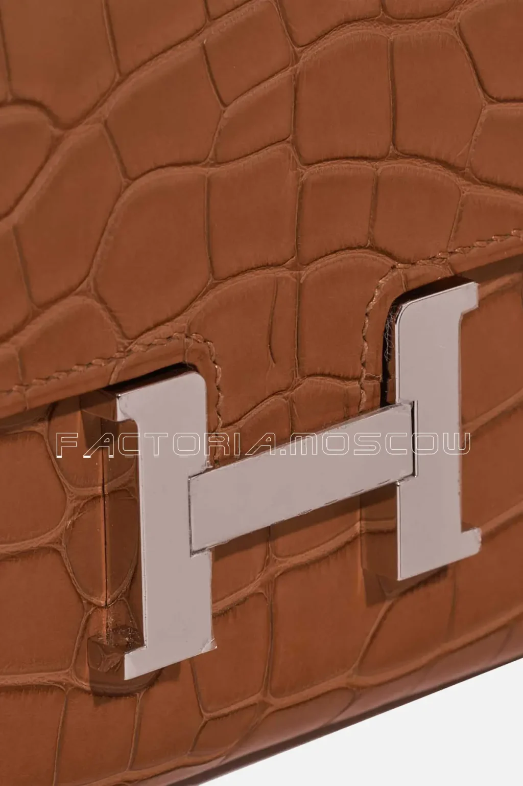Hermès Constance To Go Gold Matte Alligator PHW