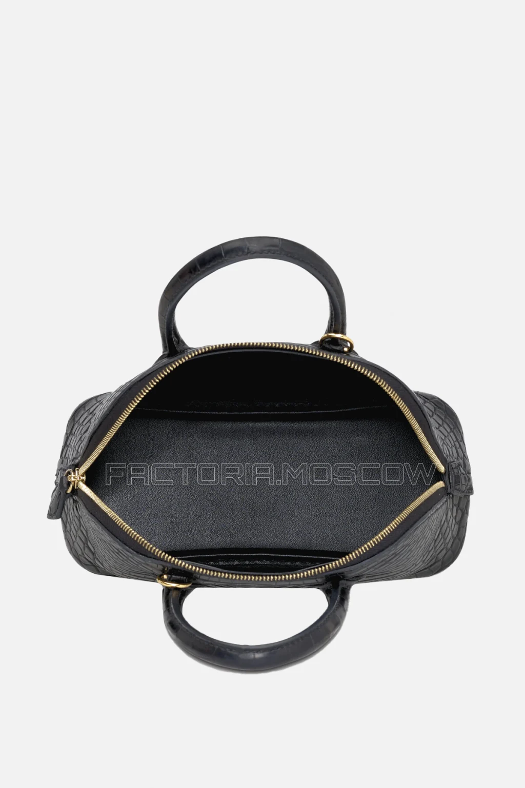 Hermes Mini Bolide Matte Black Porosus Crocodile GHW