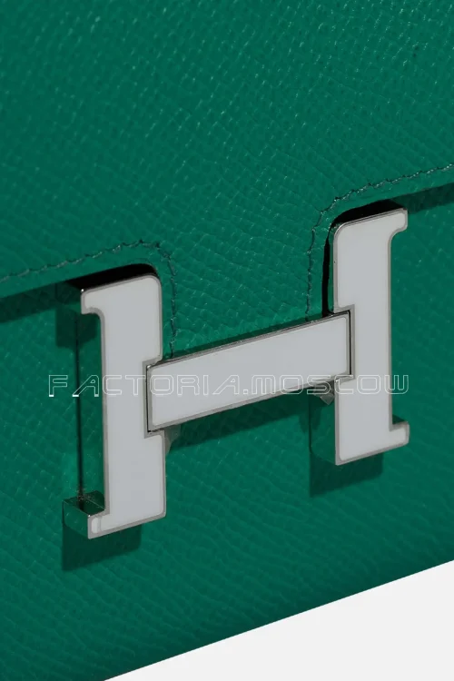 Hermès Constance To Go Epsom Vert Jade/Blue Brume PHW