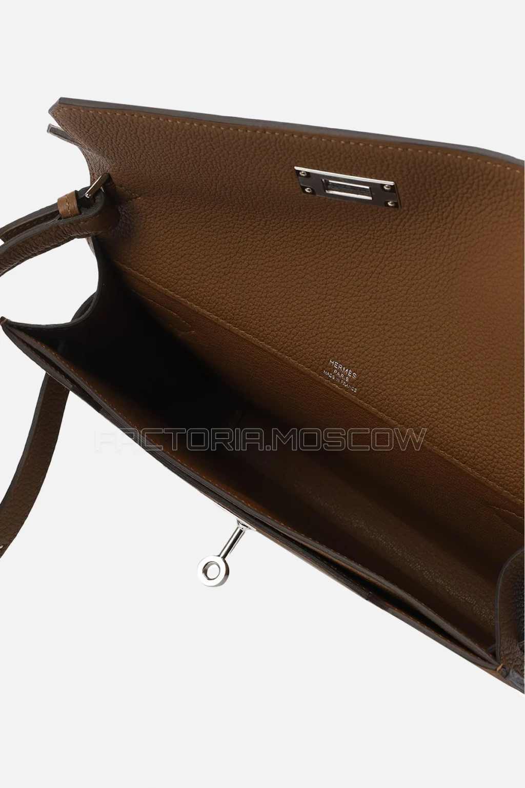 Hermès Kelly Depeches 25 Alezan Togo PHW