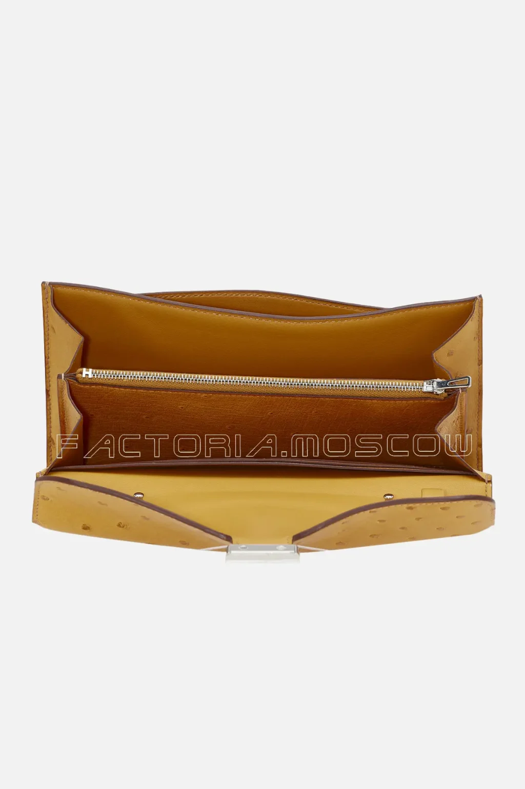 Hermès Constance To Go Ostrich Safran PHW