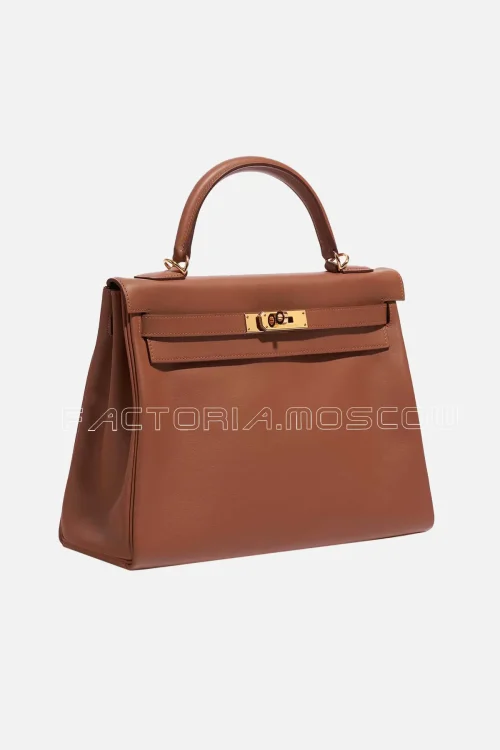 Hermès HSS Kelly Retourne 32 Swift Colour Gold/Apricot GHW