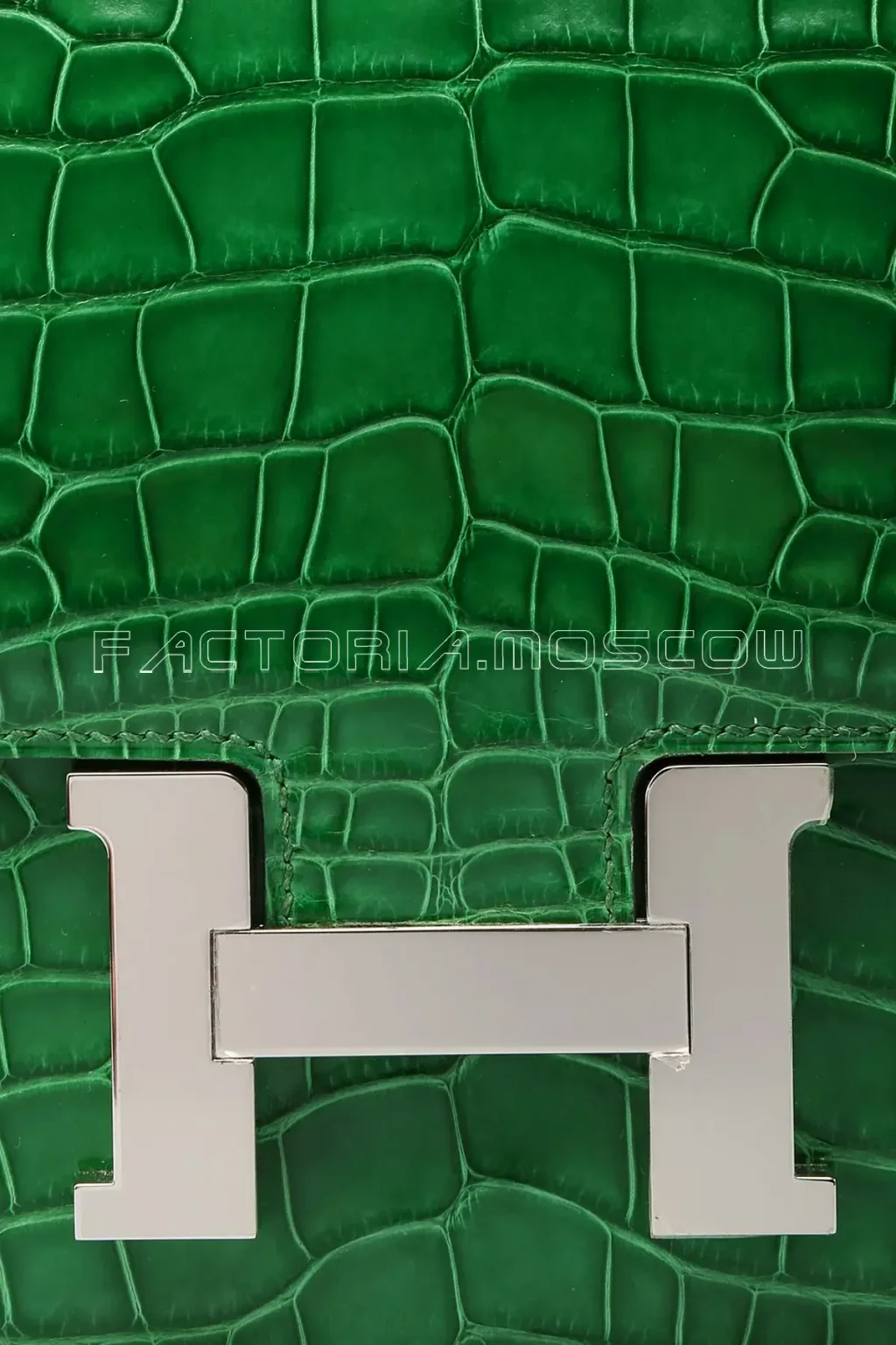 Hermes Constance 24 Cactus Alligator PHW