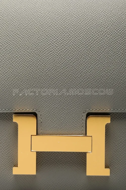 Hermes Constance 24 Gris Mouette Epsom GHW