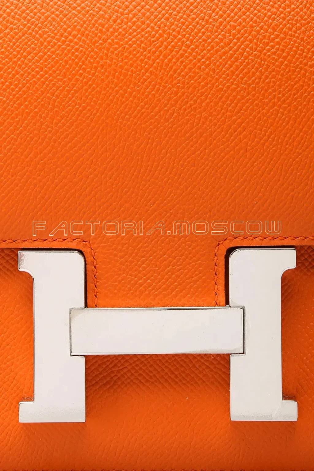 Hermes Constance 24 Orange Epsom PHW