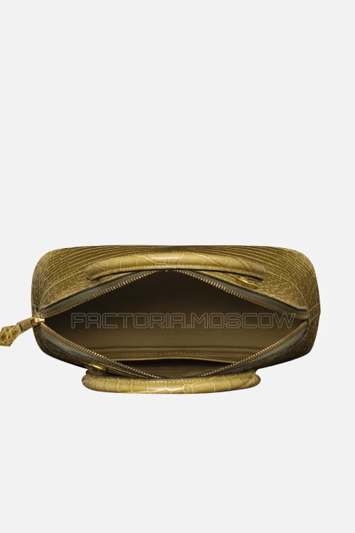 Hermès Bolide 27 Shiny Vert Jasmine Porosus Crocodile GHW