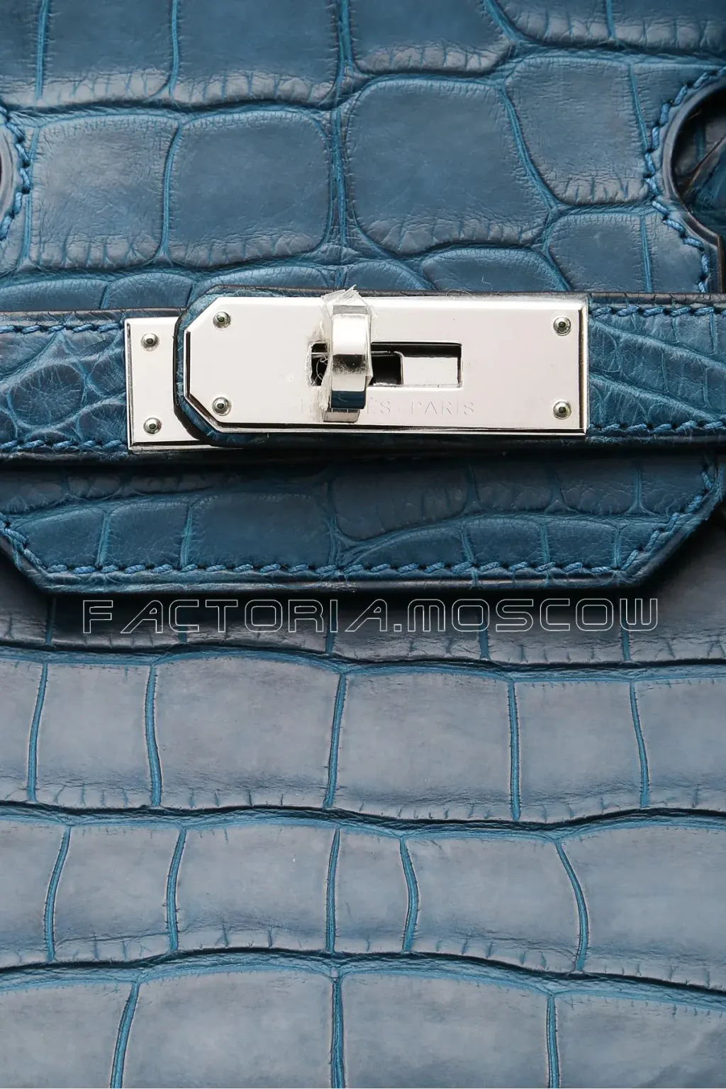 Hermes Birkin 30 Matte Blue de Malte Alligator PHW